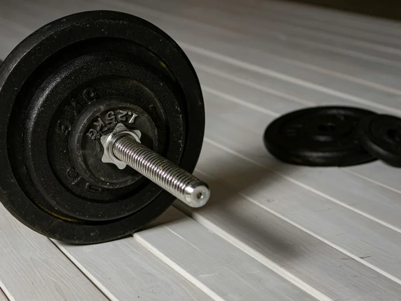 Atleta en sentadilla overhead con barra